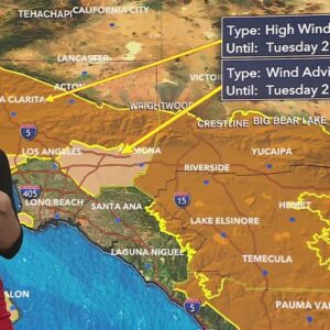 High Wind Warning in effect for Southern California