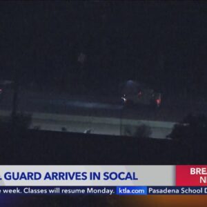 National Guard arrives to protect evacuation zones in Southern California