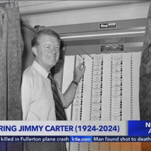 Jimmy Carter honored with state funeral in Georgia