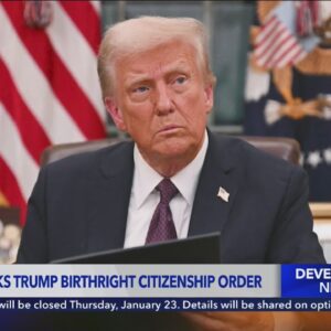 Judge blocks Trump executive order restricting birthright citizenship