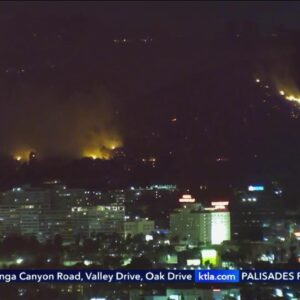 KTLA Wednesday Night Wildfire Coverage