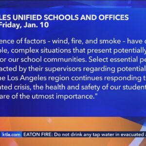 LAUSD schools, offices closed again on Friday