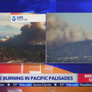 Live KTLA 5 Coverage: Wildfire threatens homes in Pacific Palisades