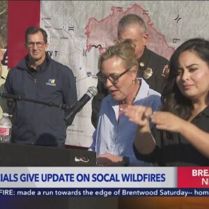 Los Angeles County officials give update on Eaton Fire