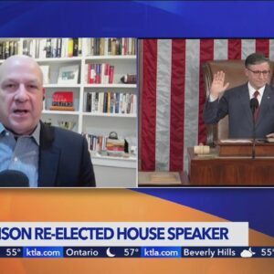 Mike Johnson narrowly re-elected House Speaker in dramatic vote