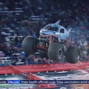 Monster Jam kicks off at Angel Stadium in Anaheim