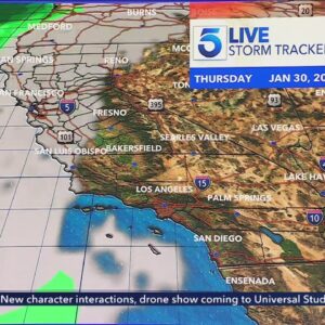 More rain in Southern California's forecast