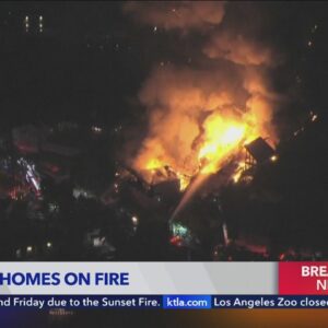 Multiple Studio City homes on fire