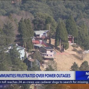 San Bernardino County mountain communities frustrated over power outages