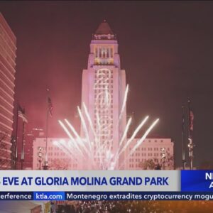 New Year's Eve celebration lights up downtown L.A.