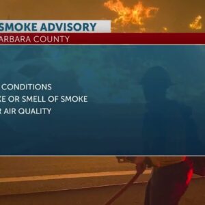 Santa Barbara County Fire Department issues drift smoke advisory due to recent LA fires