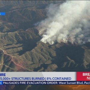 Palisades Fire approaches San Fernando Valley