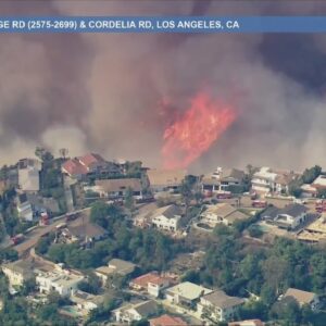 Palisades Fire reaches Brentwood