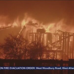 Eaton Fire still raging in Southern California Saturday as Santa Ana winds pick back up