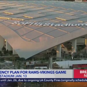 Rams playoff game could be moved due to fires