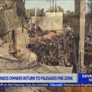 Residents, business owners allowed entrance to Palisaes fire zone