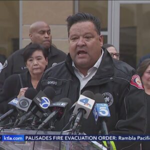 City and County leaders discuss latest progress in battle of Eaton Fire raging near Pasadena