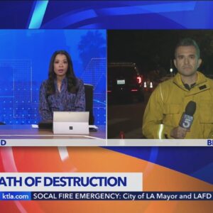 Crews make progress containing deadly Palisades, Eaton fires - Sunday 10 p.m. Team Coverage