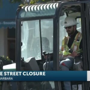 State Street is closed in one direction for undercrossing work