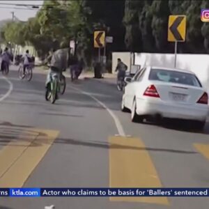 LAPD investigating violent incident involving Mercedes driver, group of cyclists