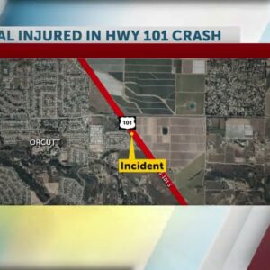 Three injured in car crash on Highway 101 near Orcutt Friday night