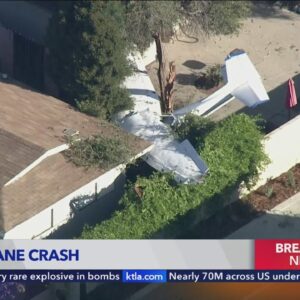 UPDATE: Single-engine plane crashes into home's backyard