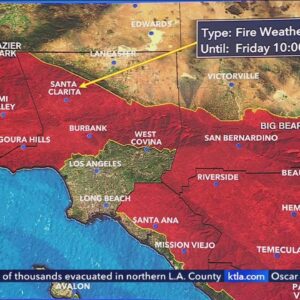 Southern California has to endure a couple more days of critical fire weather before a potentially r