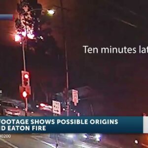 Video of sparks points to Eaton Fire’s origins, lawsuit says