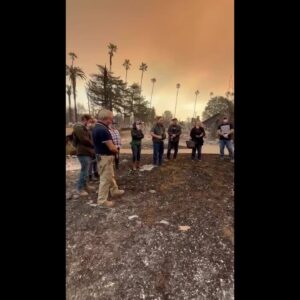 WATCH: Family leans on faith as they visit home destroyed by Eaton Fire