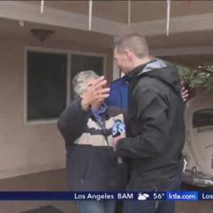 Altadena family meets KTLA reporter who helped save home