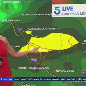 Atmospheric river to roll into Southern California by mid week