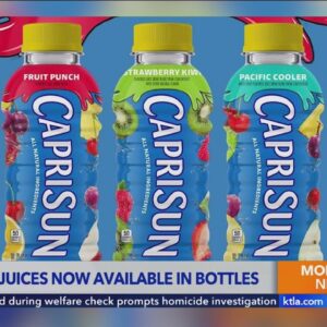 Capri Suns are now available in reusable bottles