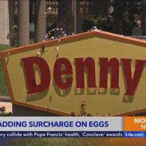 Denny's adds egg surcharge at some locations