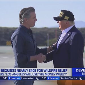 Gov. Newsom asks Congress for nearly $40 billion for L.A. wildfire relief