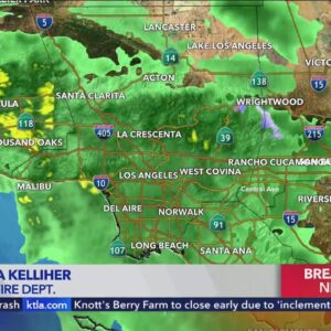 Heavy rain moves into Southern California - Thursday 7 a.m. Team Coverage