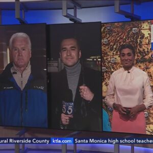 KTLA team storm coverage: Rain prompts concern in recent SoCal burn scars