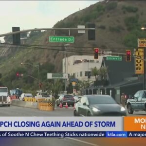 Pacific Coast Highway to close again just 1 day after reopening 