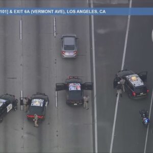 3 arrested following standoff at conclusion of high-speed chase on HWY 101