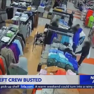 Retail theft crew leads authorities on wild chase