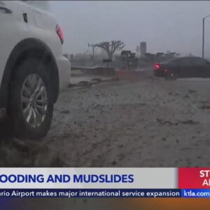 Severe flooding and mudslides in Altadena