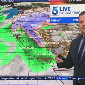 Storm to keep SoCal cool, cloudy and rainy through Friday