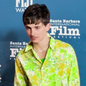 Actor Timothée Chalamet is this year’s SBIFF Arlington Artist of the Year