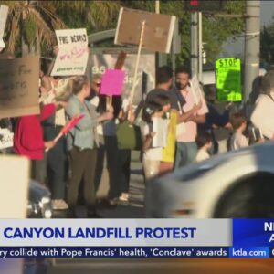 Protestors continue to battle decision to dump fire debris at local landfill