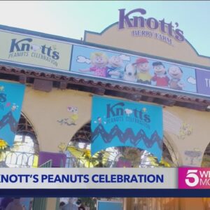 Knott's Berry Farm celebrates 75th birthday of Snoopy and the Peanuts gang