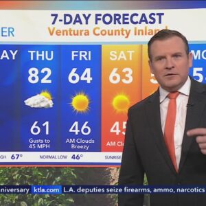 Wild Southern California weather: Hot temps ahead of weekend storm