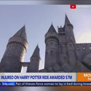 Woman awarded $7.25 million for injury on Harry Potter ride