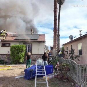 Young girl saved by San Bernardino County firefighters