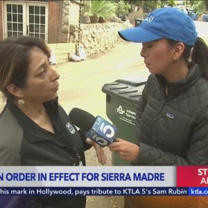 Sierra Madre officials urge residents to take caution ahead of impending storm