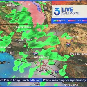 Chance of light St. Patrick's Day showers across SoCal