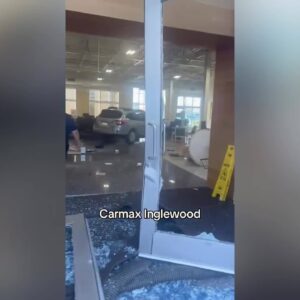 Customer intentionally crashed into Inglewood CarMax, 8 injured